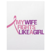 my wife fights like a girl custom letterhead