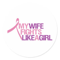 my wife fights like a girl stickers