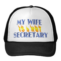 MY WIFE IS A HOT SECRETARY MESH HATS