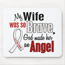 My Wife Is An Angel Lung Cancer Mousepad