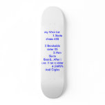My Wish list:            1.Skate shoes 45$     ... skateboards