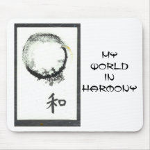 My World in Harmony, Sumi-e Enso Mousepads