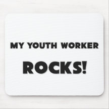 MY Youth Worker ROCKS! Mouse Pad