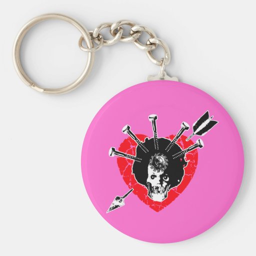 MY ZOMBIE VALENTINE KEYCHAINS