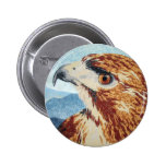 Mya - bouton de faucon de Rouge-queue Pin's