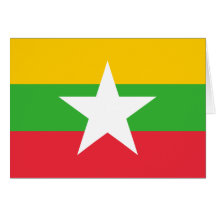 Myanmar Flag Cards