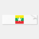 Myanmar High quality Flag Bumper Sticker