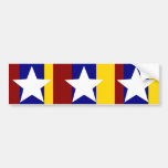 Myanmar Police, Myanmar flag Bumper Sticker