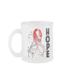 Myelodysplastic Syndromes Floral Hope Ribbon mugs
