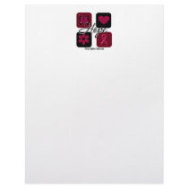 Myeloma Hope Love Inspire Awareness Custom Letterhead