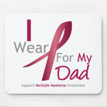 Myeloma - I Wear Burgundy For My Dad Mouse Mats