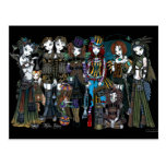 Myka Jelina Steampunk Circus Fairies Postcard