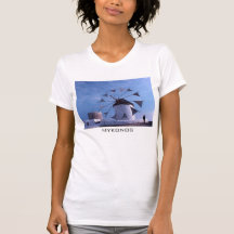 Mykonos Windmill tee shirt