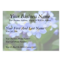 Myosotis sylvatica - Forget Me Nots Business Card Templates