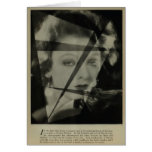 Myrna Loy 1928 vintage portrait Greeting Card