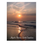 Myrtle Beach SC Sunrise Over Ocean Post Card