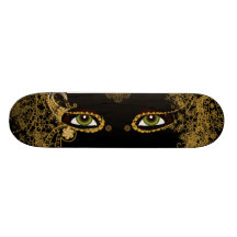 Mysterious Eyes Skateboard