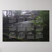 Mysterious Jungle 2013 Calendar Poster