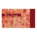 Mysterious Paisley business cards