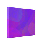 Mysterious Purple Stretched Canvas Print