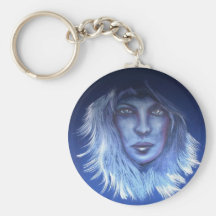 Mysterious Woman Key Chain