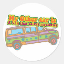 Mystery Van Stickers