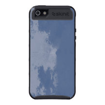 Mystic Blue Grunge Cover For iPhone 5