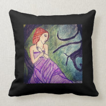 Mystic Contemplation Pillow