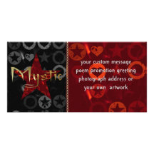 Mystic Customized Photo Card