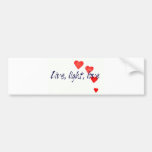 Mystic Edge/Live, light, love - Hearts Bumper Sticker