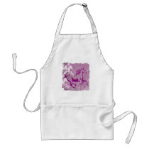 Mystic Garden Horse (Lt. Purple) Aprons