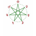 Mystic heptagram t-shirts