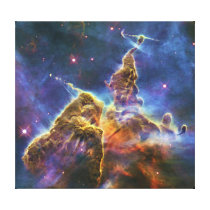 Mystic Mountain Carina Nebula HH 901 HH 902 Stretched Canvas Print