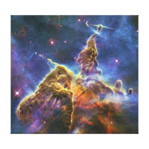 Mystic Mountain Carina Nebula HH 901 HH 902 Stretched Canvas Print