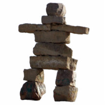Mystic Native American Inuksuk 2 Sculpted Magnet Acrylic Cut Outs
