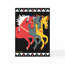 Mystic Ponies All Occassion Greeting Card