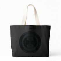Mystic Time Circle Tote Bags