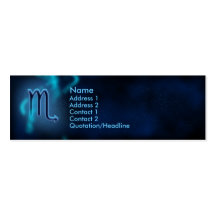 Mystic Zodiac - Scorpio Business Card Templates