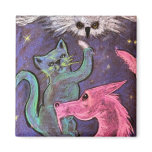 Mystical creatures fridge magnets