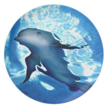 Mystical Dolphin.jpg Dinner Plates