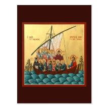 Mystical Icon of the Holy Church Prayer Card Post Cards