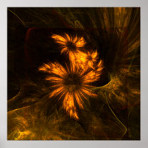 Mystique Garden Abstract Art Print