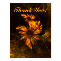 Mystique Garden Thank You Postcard
