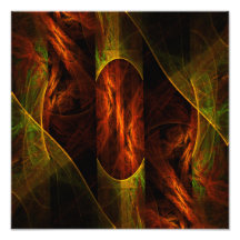 Mystique Jungle Abstract Art Photo Print