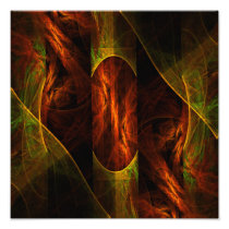 Mystique Jungle Abstract Art Photo Print