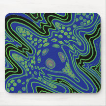 Mystique Mouse pad Blue