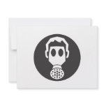 Mythbusters Gas Mask invitations