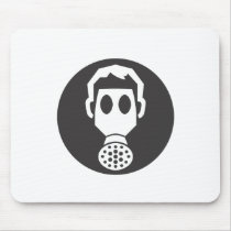 Mythbusters Gas Mask Mousepad