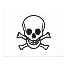 Mythbusters Skull Post Cards