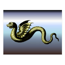 Mythical Creatures Snakes Postcard